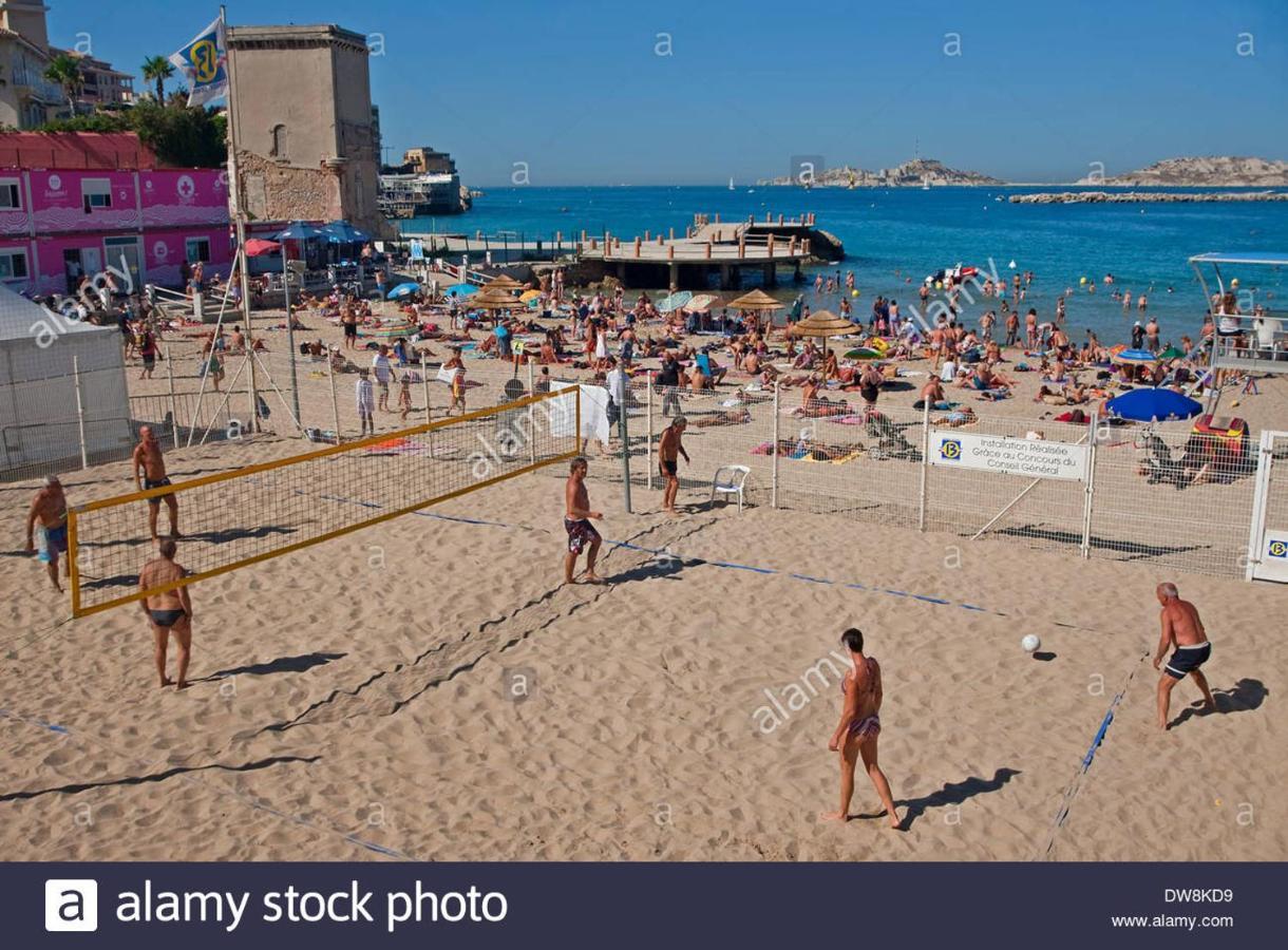 T1 Moderne Plage Des Catalans Marseilles Buitenkant foto