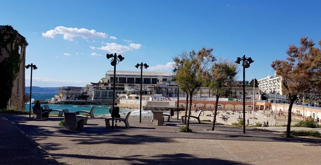 T1 Moderne Plage Des Catalans Marseilles Buitenkant foto