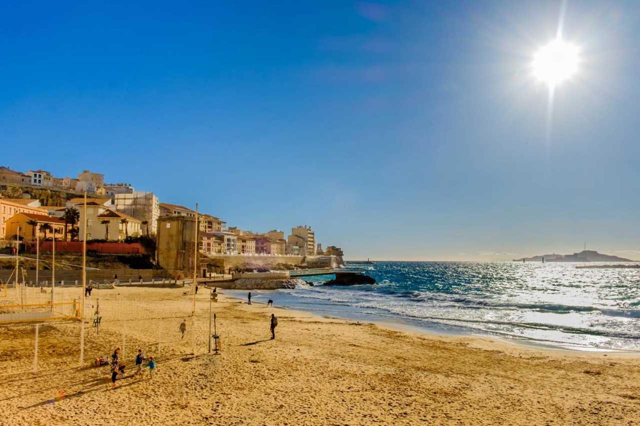 T1 Moderne Plage Des Catalans Marseilles Buitenkant foto